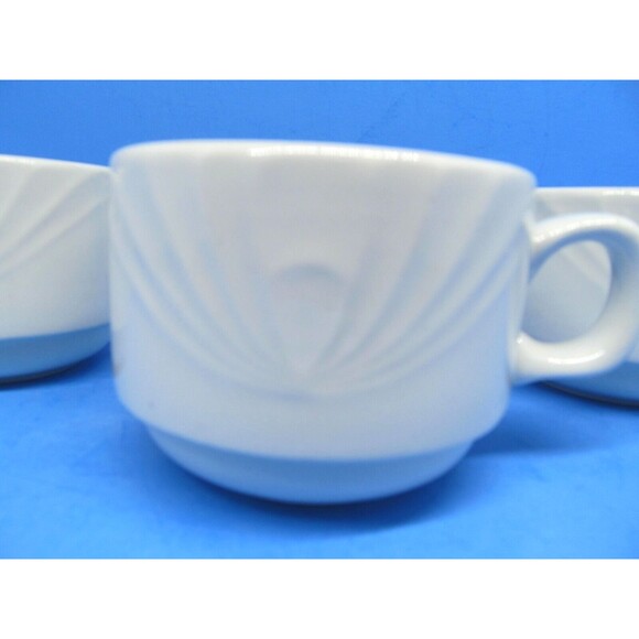 Dudson Olympus White Coffee Cups Bundle of 5 - Picture 2 of 12